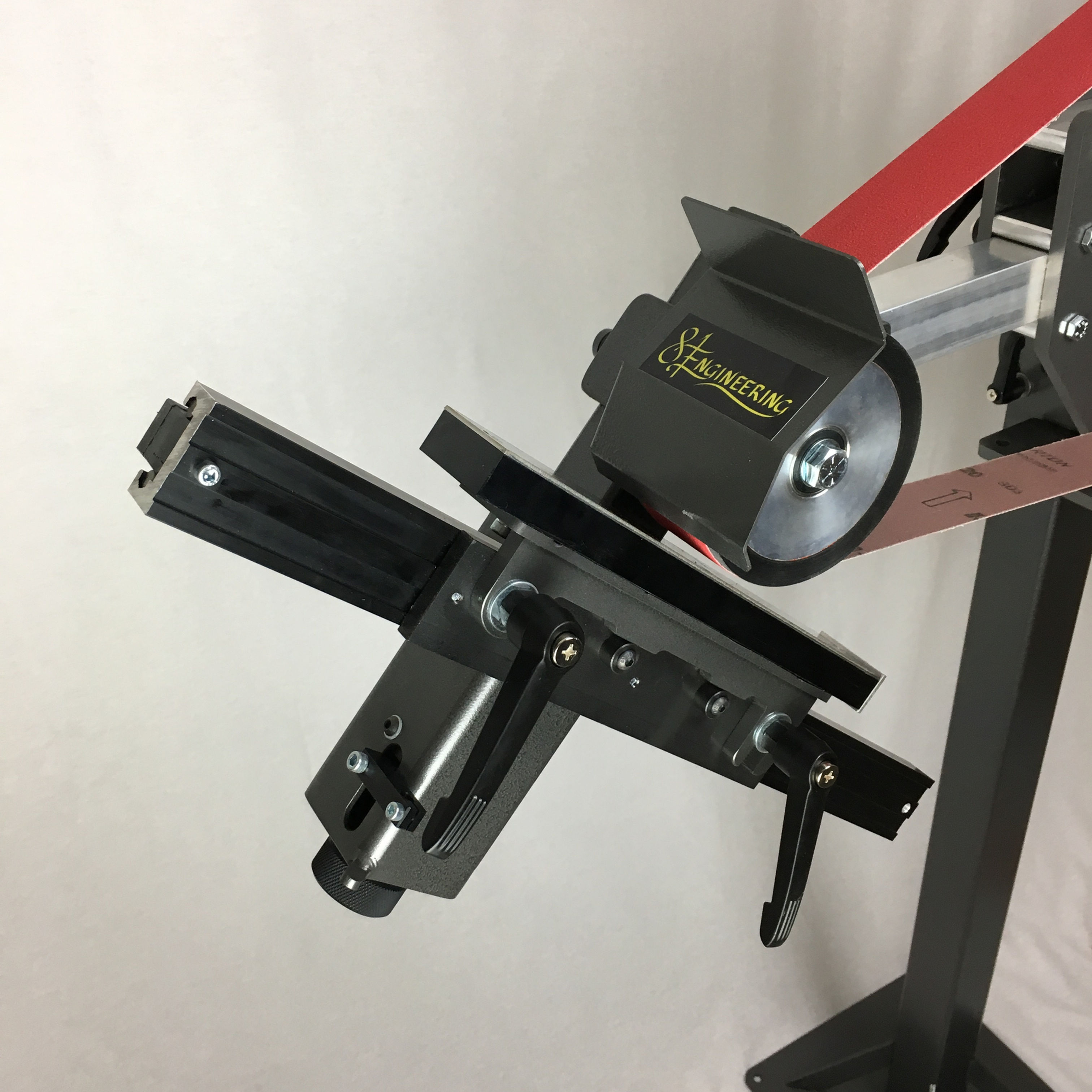 Strap on Surface Grinder Attachment on 84 Engineering 2x72 Belt Grinder