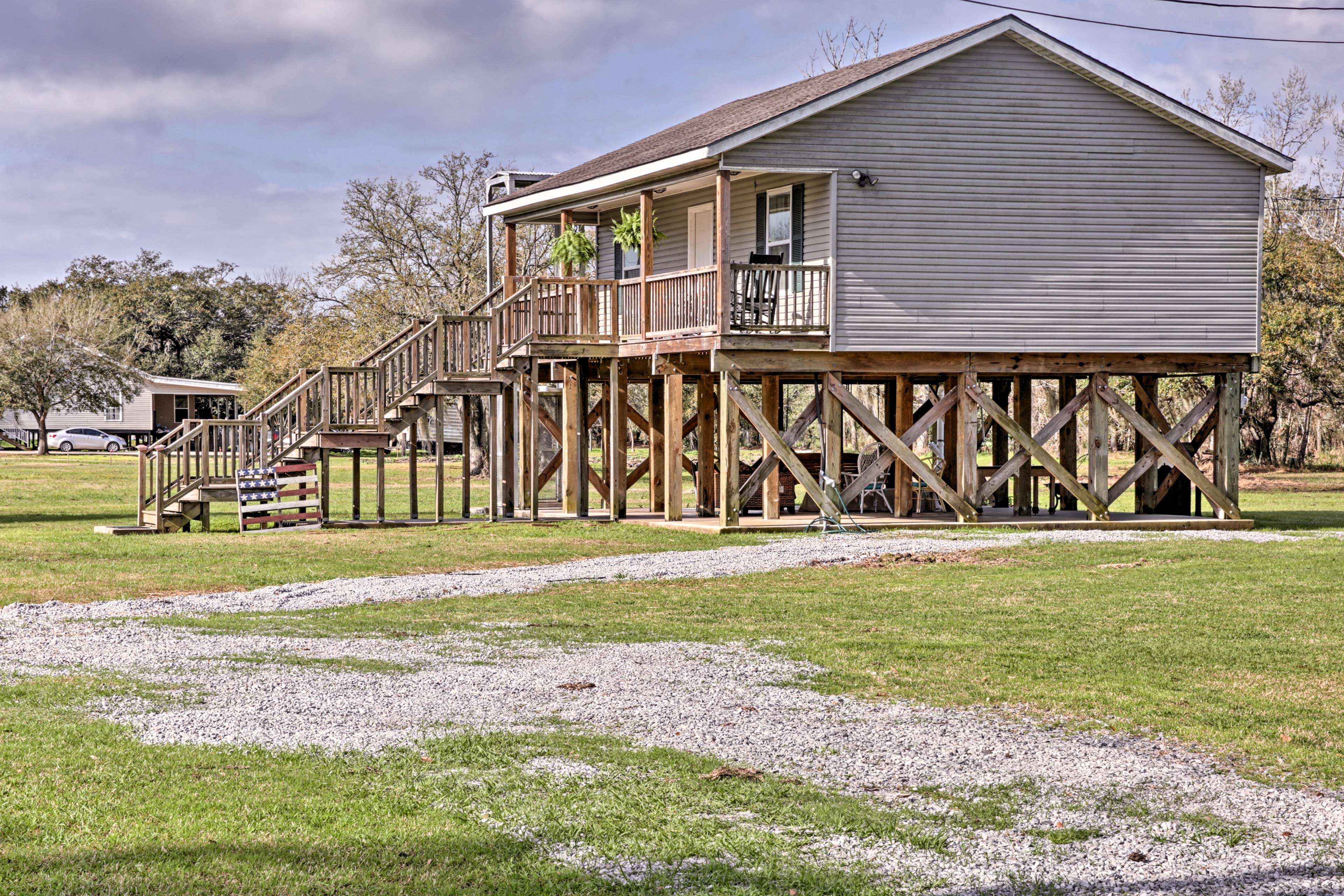 Cajun Cottage view from out duplex
