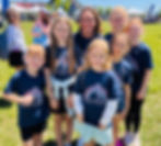 Families and supporters participating in the Breakthrough T1D Walk to raise awareness and support for Type 1 diabetes.
