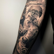 Ben Mcclay from the UK Long Story Short tattoo Guest Artist Tattoo Gold Takapuna Auckland New Zealand