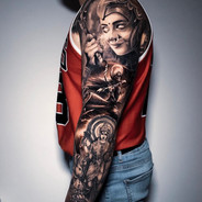 Ben Mcclay from the UK Long Story Short tattoo Guest Artist Tattoo Gold Takapuna Auckland New Zealand