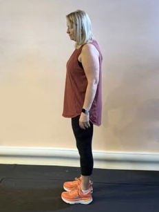 Client before starting The 3 Pillars for Weight Loss Program