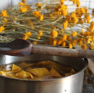 Comment préparer son premier bain de teinture naturelle (étape par étape)