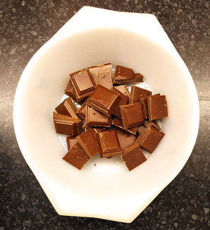 Carrés de chocolat à fondre