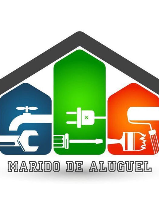 Logo para negócio de prestação de serviço, arte utilizável para stickers.
