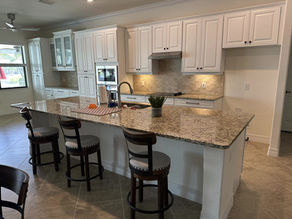 Cabinet painting, Venice Florida
