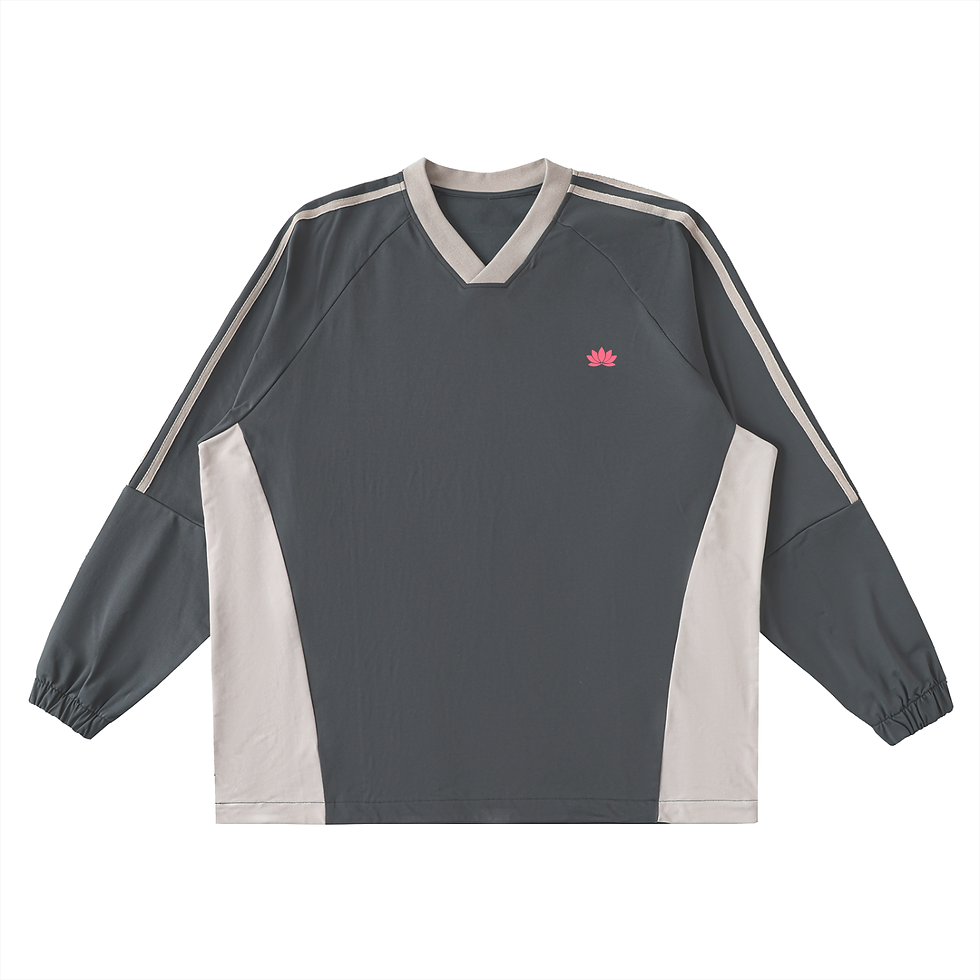 Thumbnail: V-Neck Long-Sleeve T-Shirt