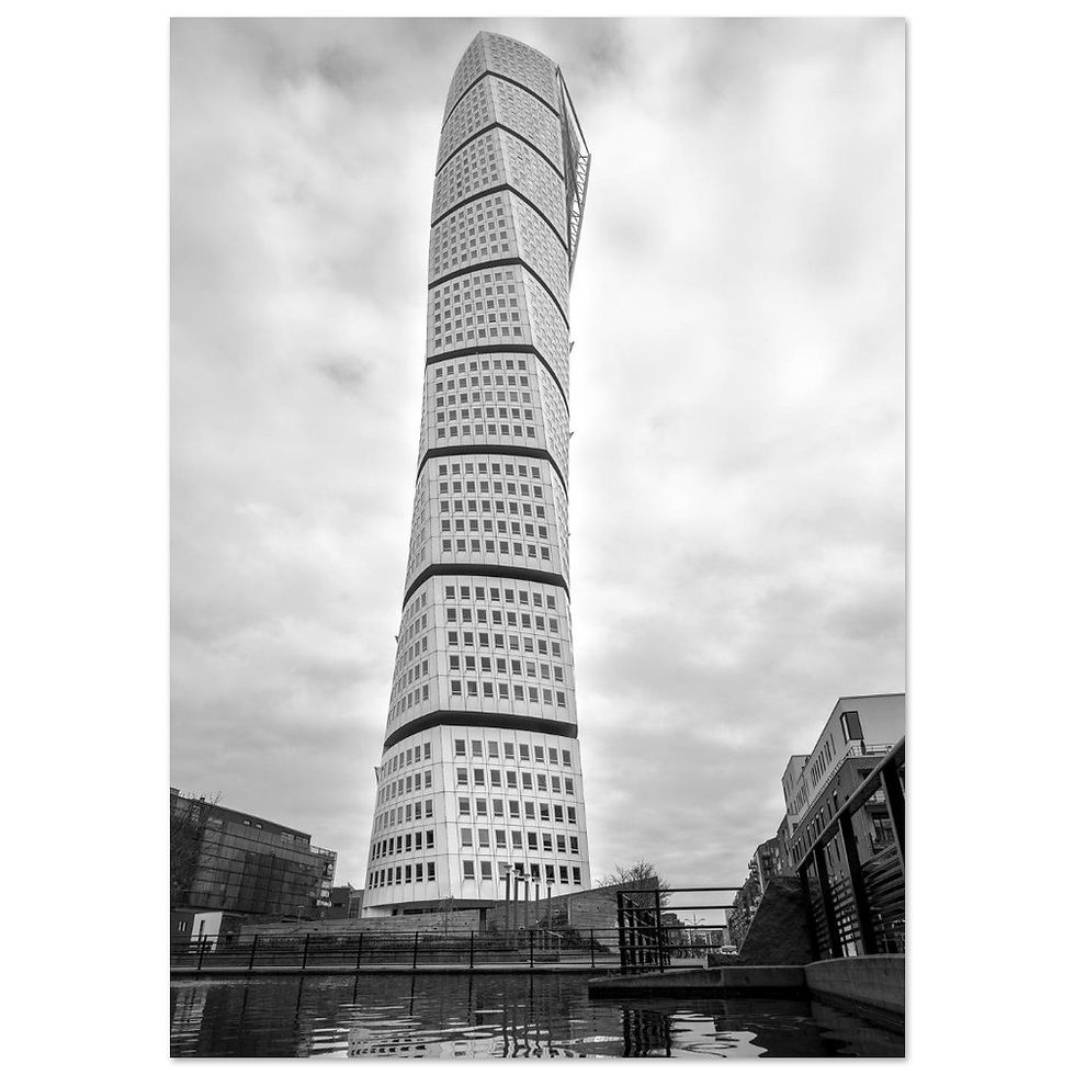 Miniatyrbild: Fine Art Poster - Turning Torso