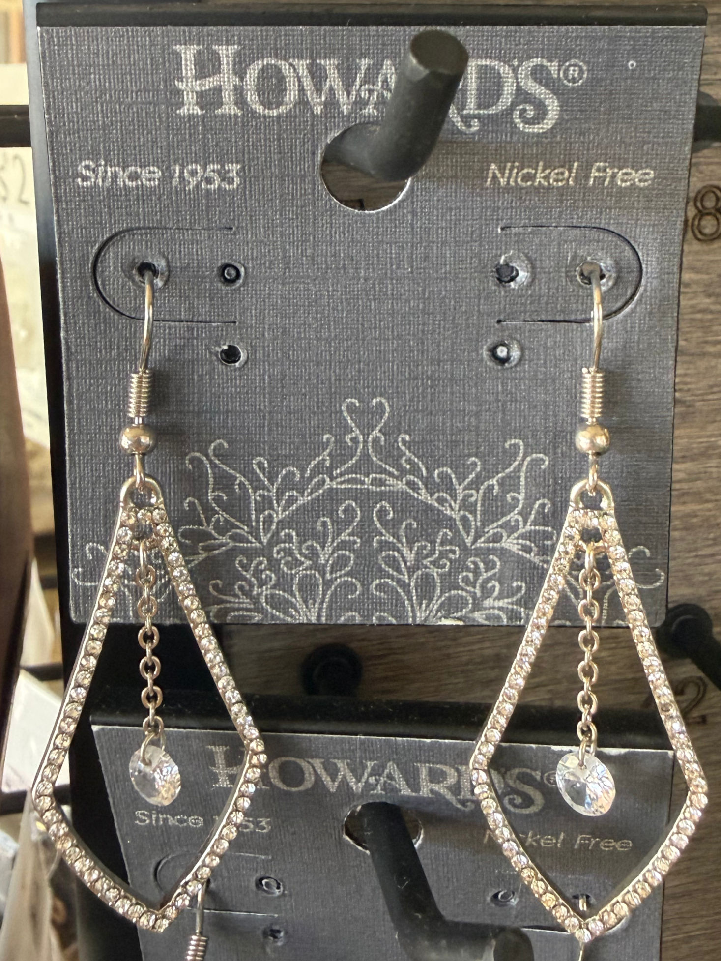 Diamond Drop Earrings