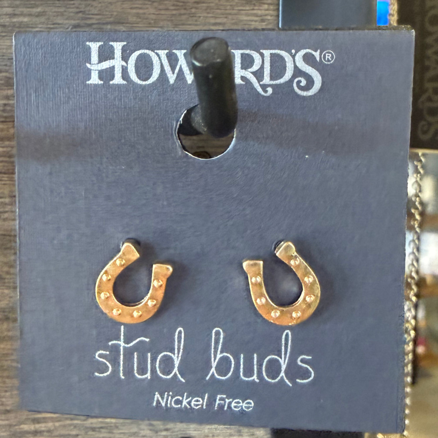 Horseshoe Stud Earrings