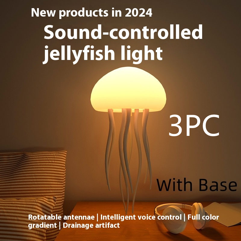 Thumbnail: Jellyfish Mood Lamp LED Jellyfish Night Light Portable Jellyfish Lamp Jellyfish 