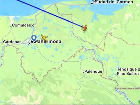 ¡ES UN COMPLOT! VUELO MILITAR EXTRANJERO SOBRE TABASCO