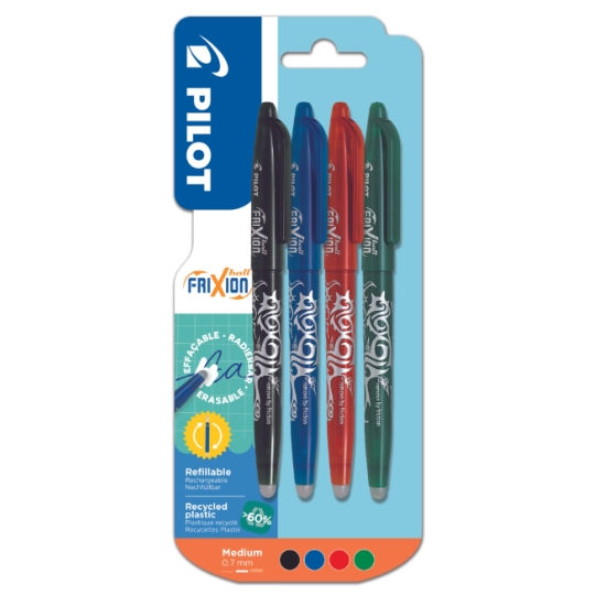 Stylos roller FriXion Ball encre assortie effaçable PILOT