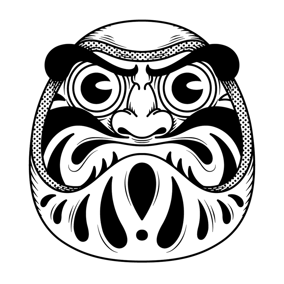 Daruma ilustracion