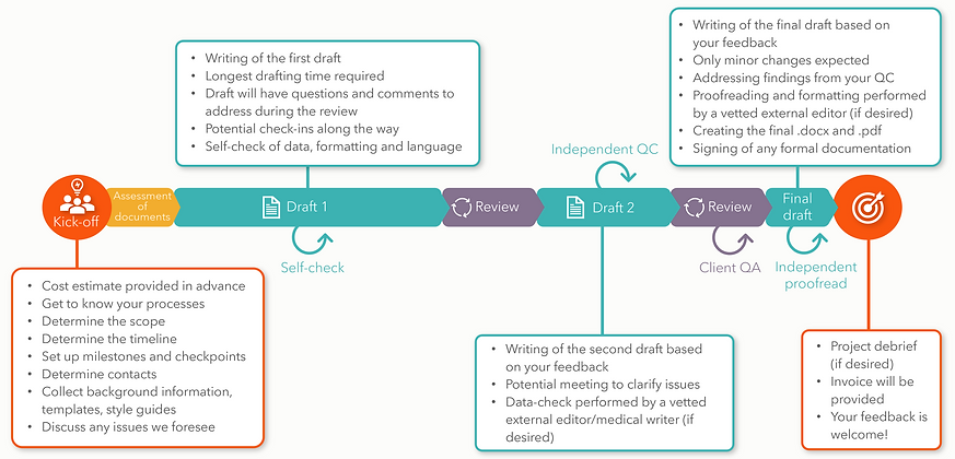 medical writing process