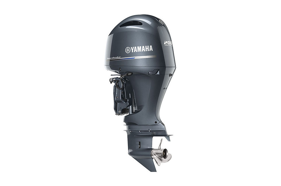 Yamaha LF200XD 200HP Outboard Motor: Remote Mechanical, 25-Inch Shaft, Counter
