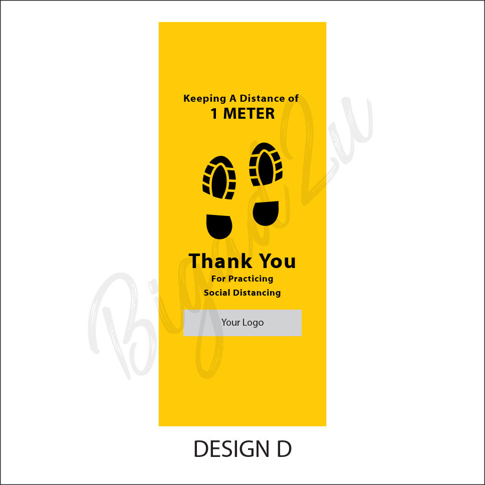 Imej kecil: Social Distancing Tension Fabric Stand Backdrop Display 80cmx200cm