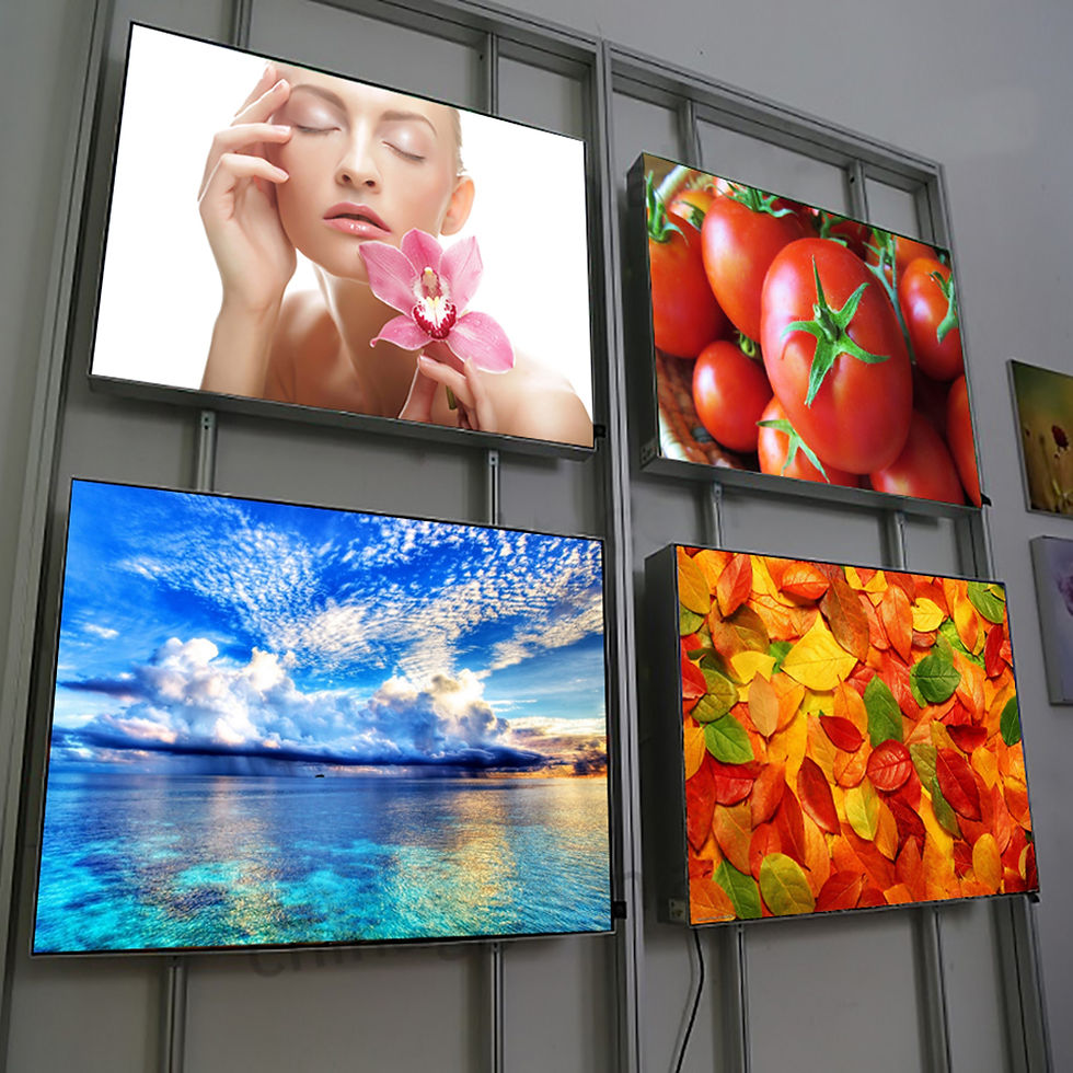 Less Light Box Aluminium Frameless LED Light-box | bigad2u