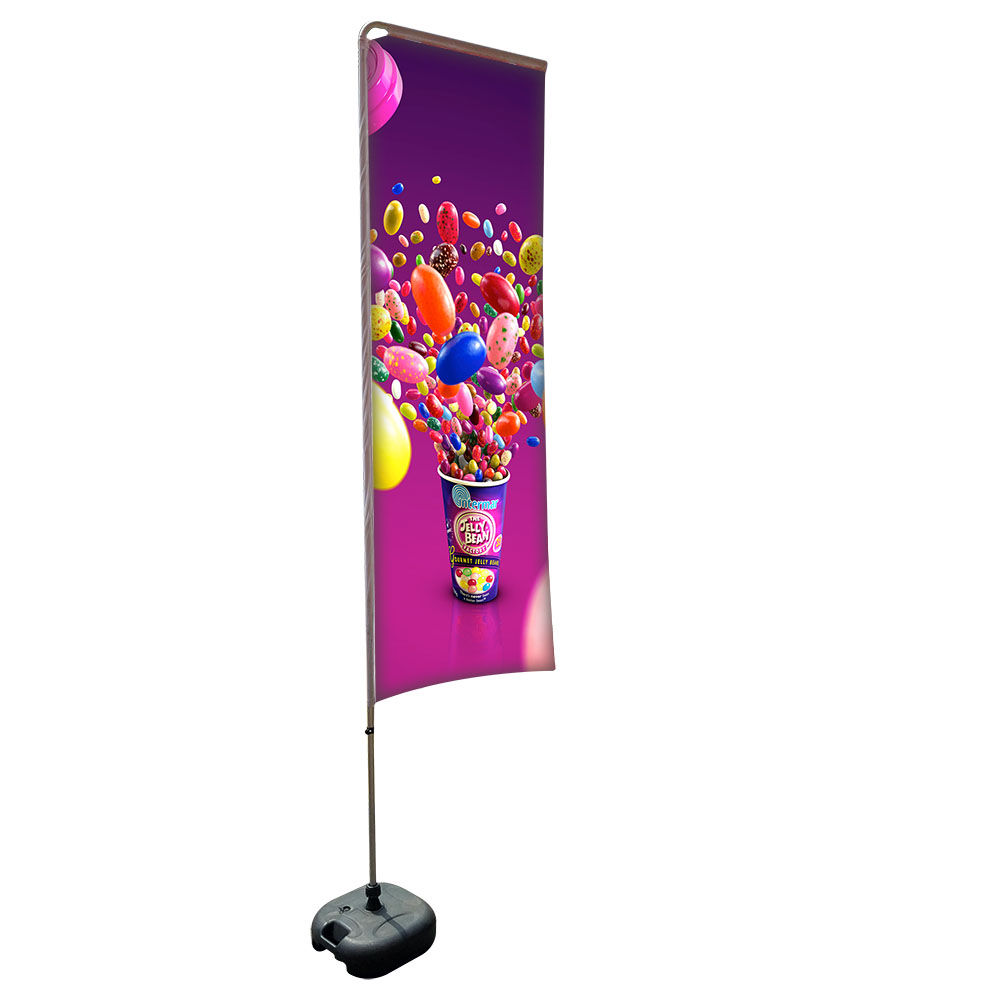 Square Aluminum Beach Pole With Water-Filled (20kg)