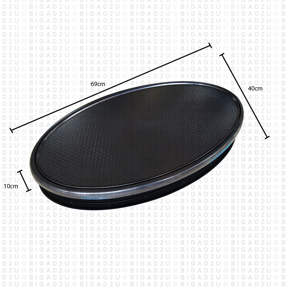 Imej kecil: Hydraulic Tension Fabric Pop Up Counter (Oval Shape)