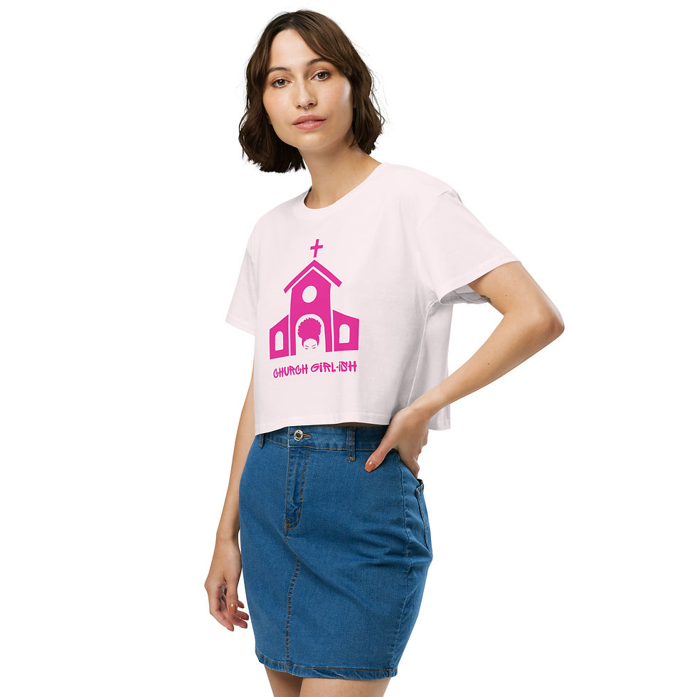 Thumbnail: ChurchGirl-Ish Logo Crop Top