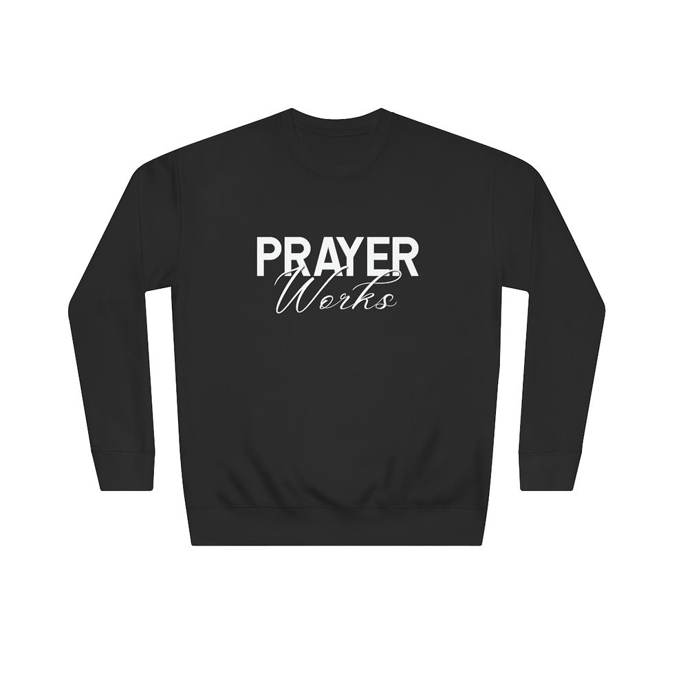 Thumbnail: Prayer Works Unisex Crew Sweatshirt