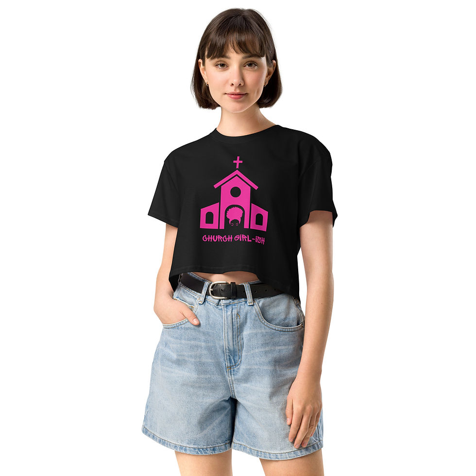 Thumbnail: ChurchGirl-Ish Logo Crop Top