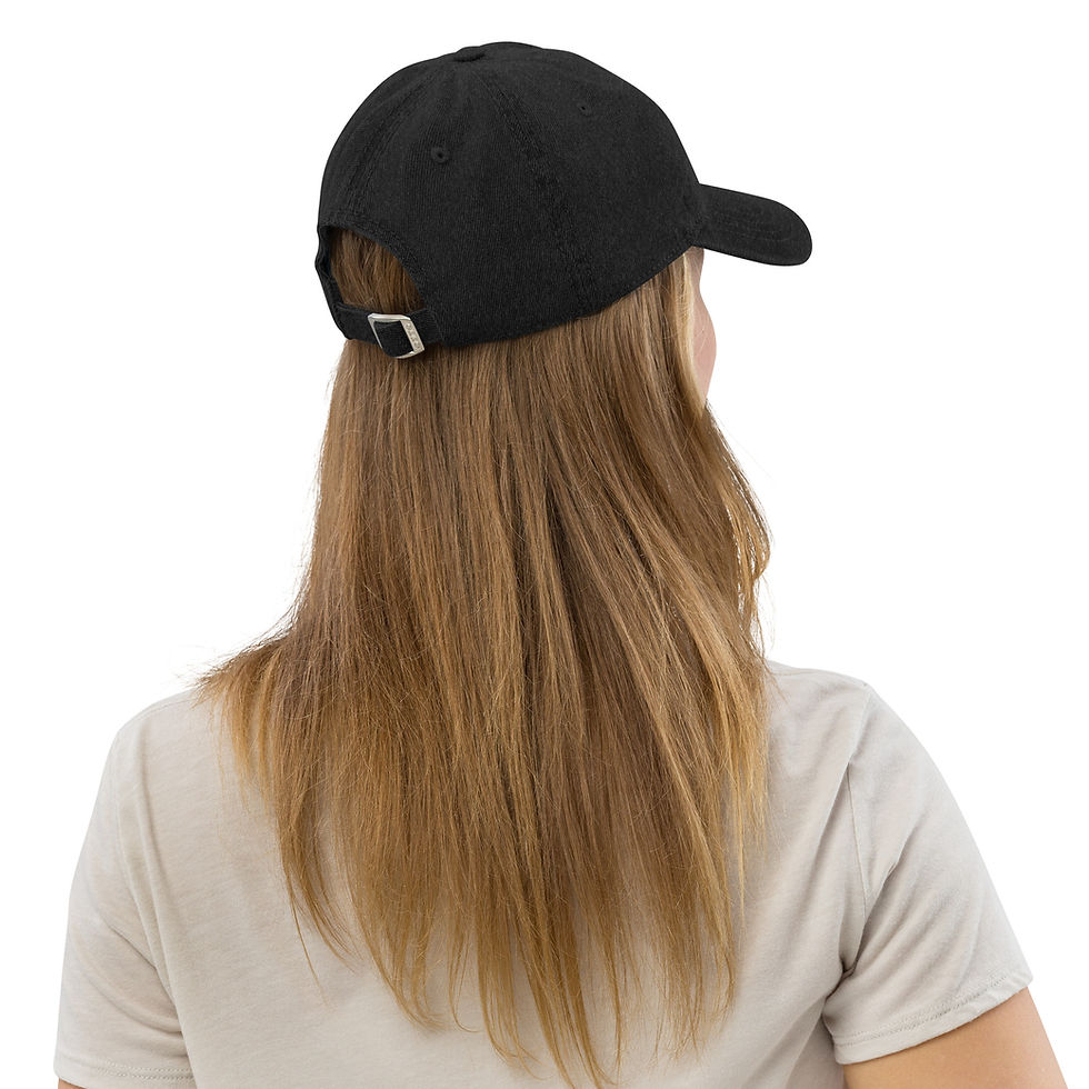 Thumbnail: Heal Yourself Sis Black Denim Hat