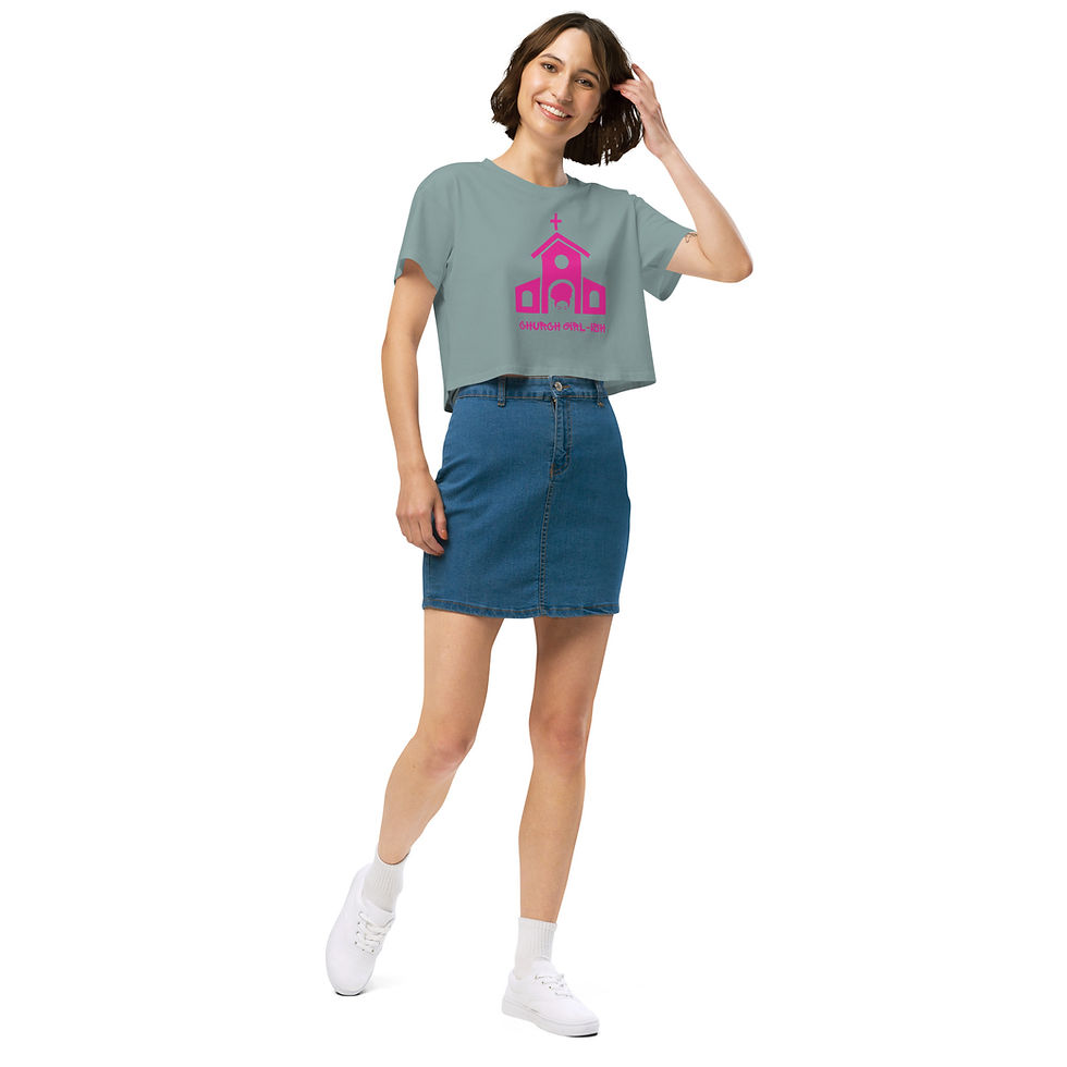 Thumbnail: ChurchGirl-Ish Logo Crop Top