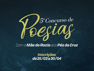 5º Concurso de Poesias do Santuário do Rocio está com inscrições abertas