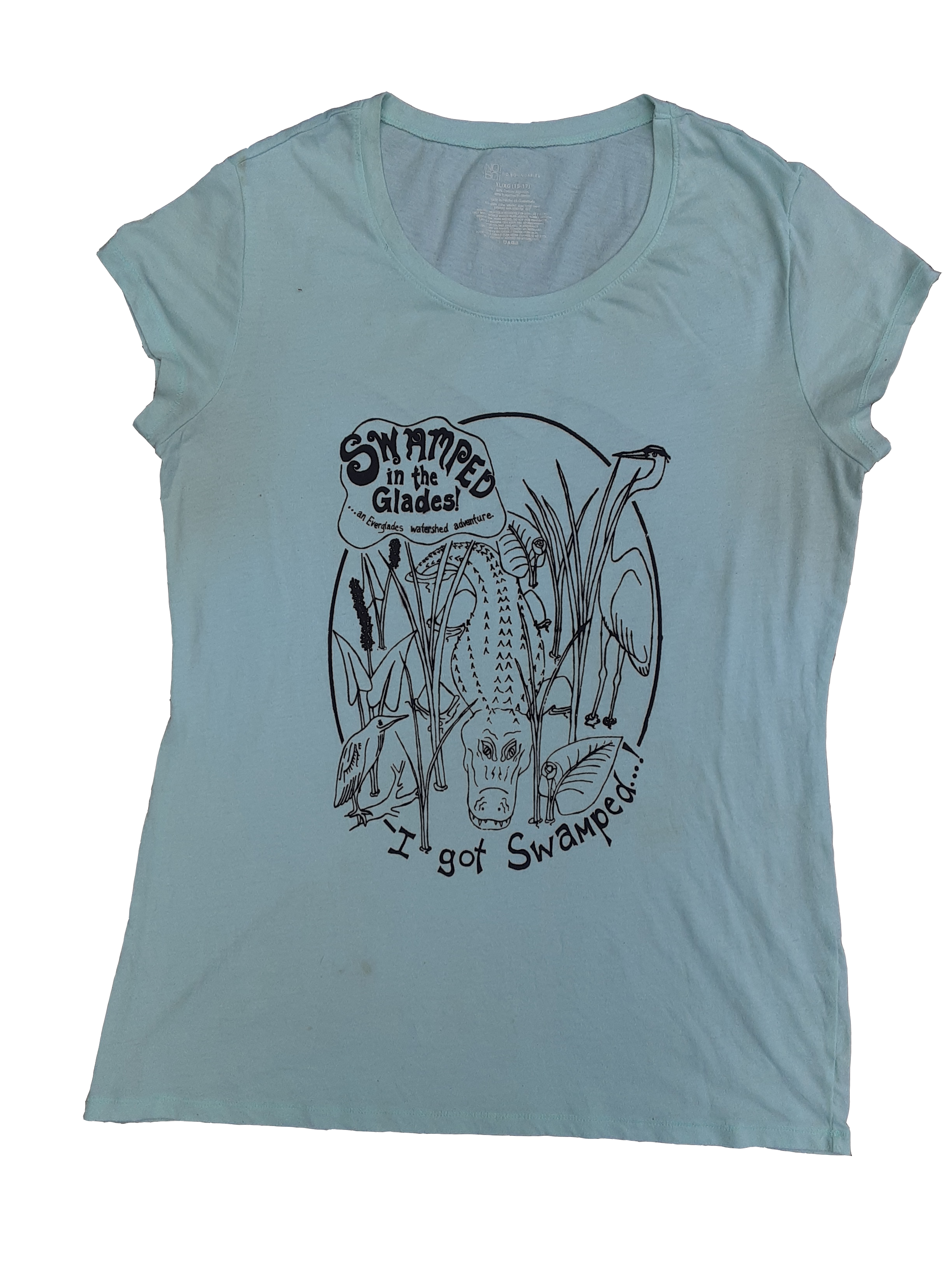 Light blue tee - youth XL