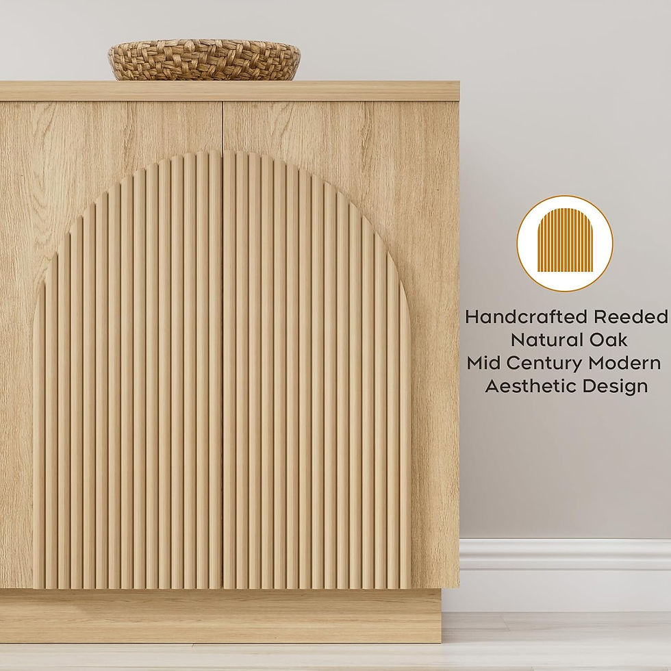 Thumbnail: Arched Reeded Sideboard_Natural Aok