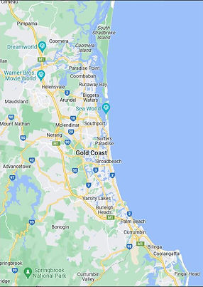 Gold Coast map