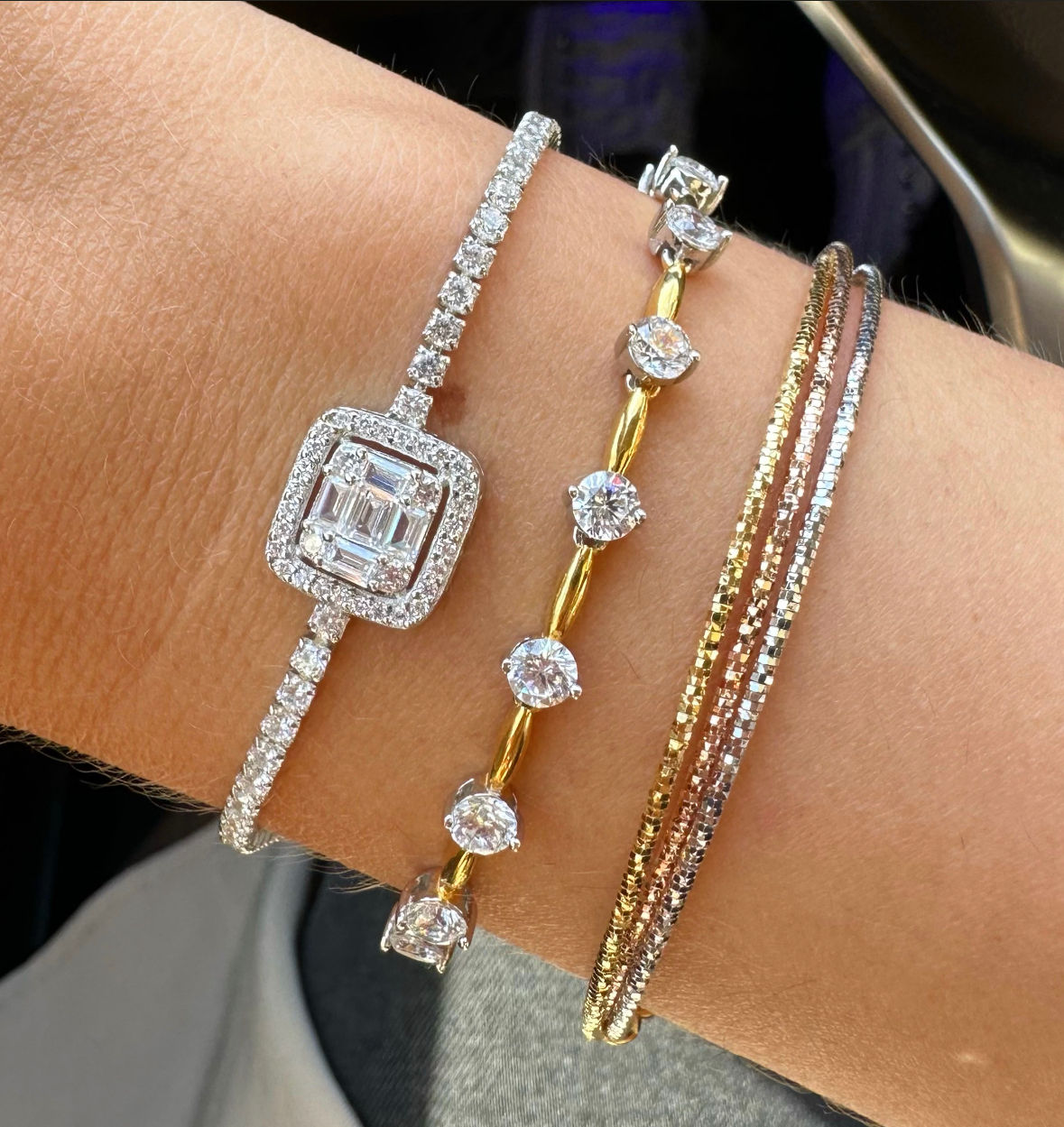 Baget Taşlı Su Yolu Bileklik