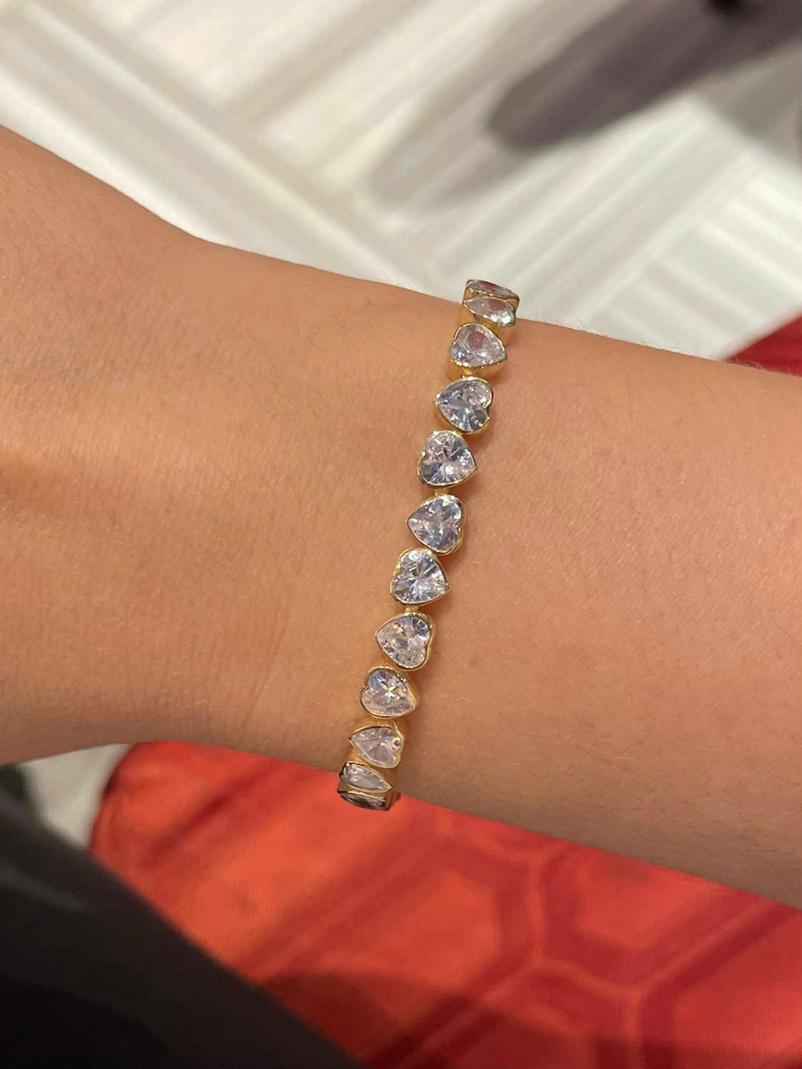 Kalp Taşlı Bileklik 