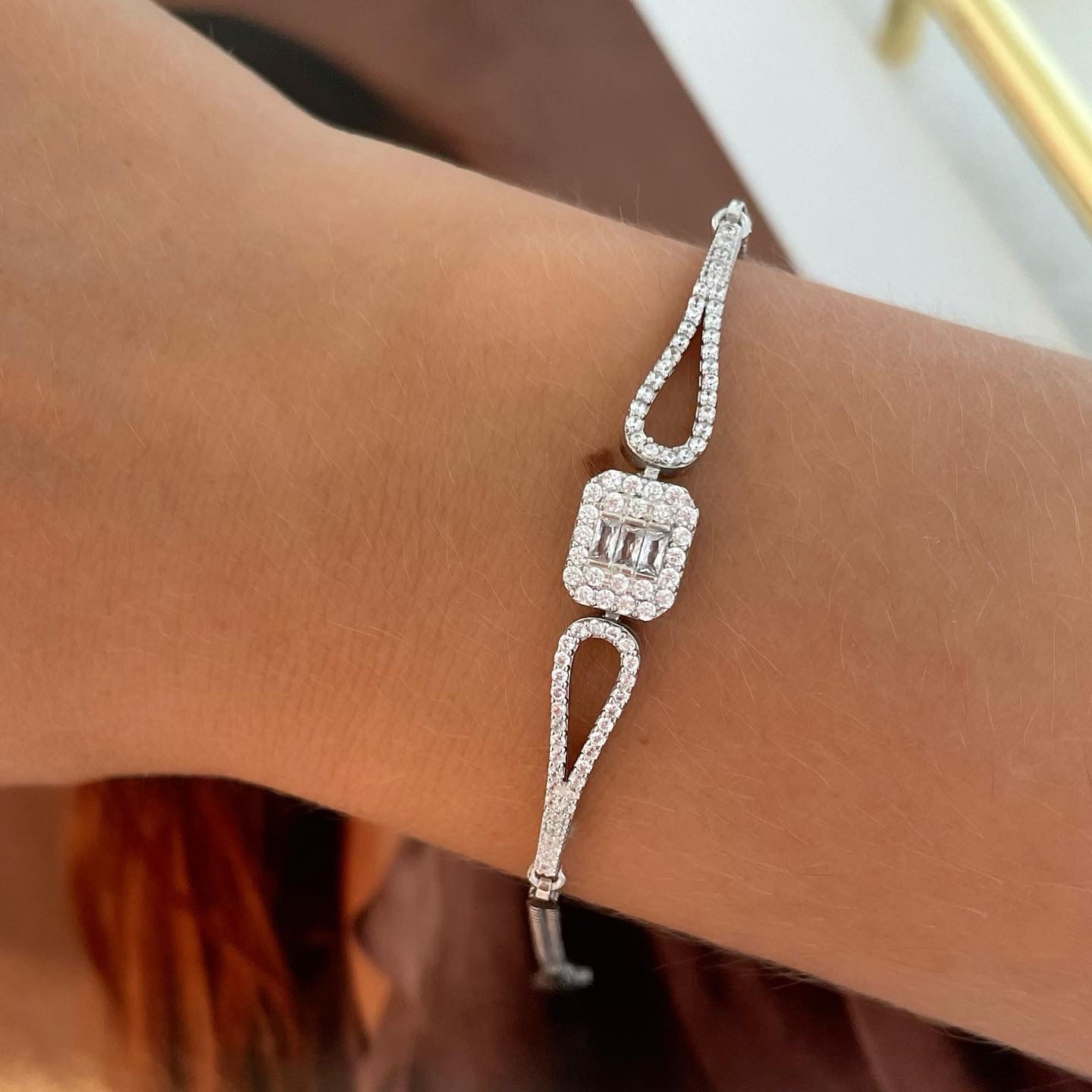 Baget Taşlı Bileklik