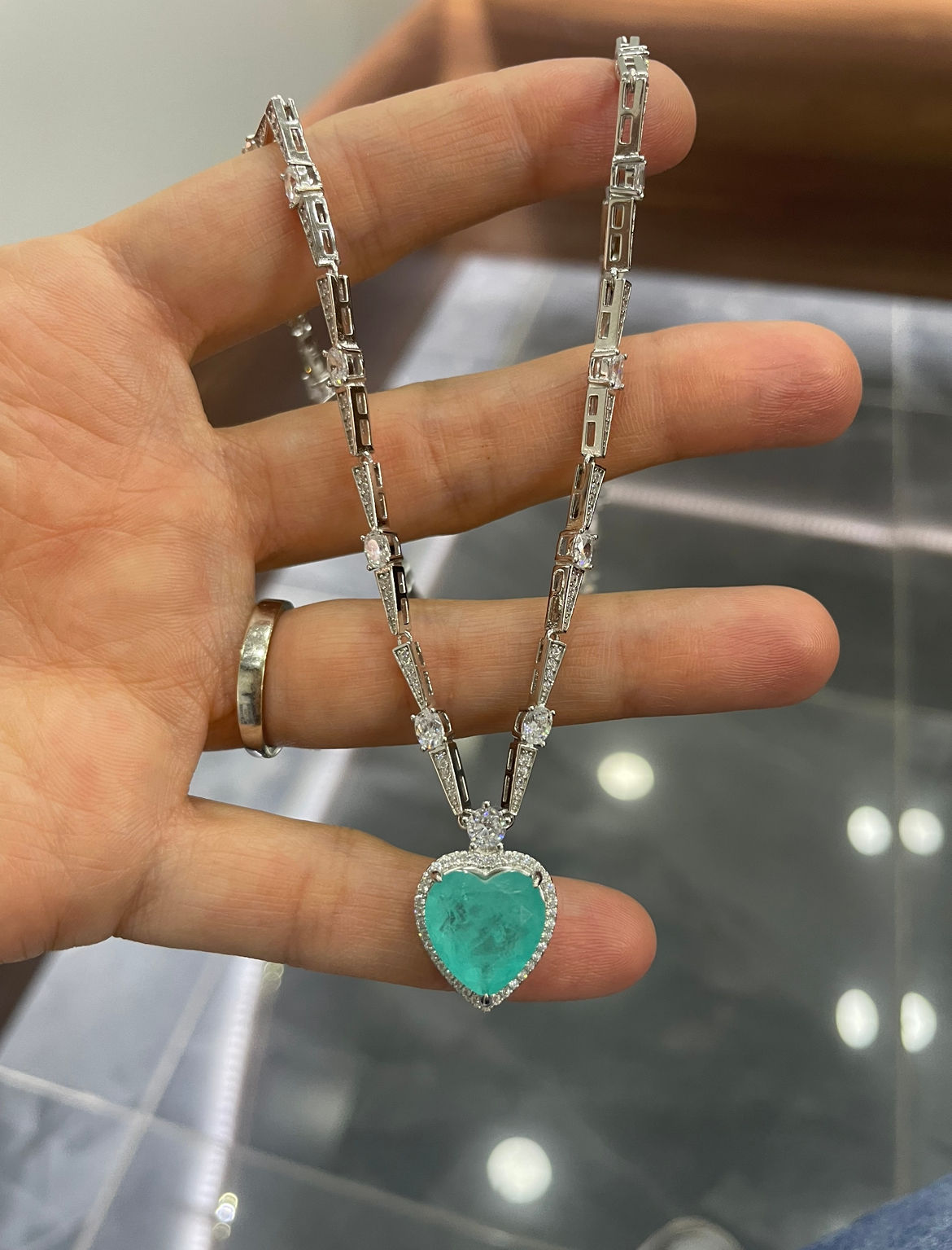 Paraiba Taşlı İthal Gerdanlık 