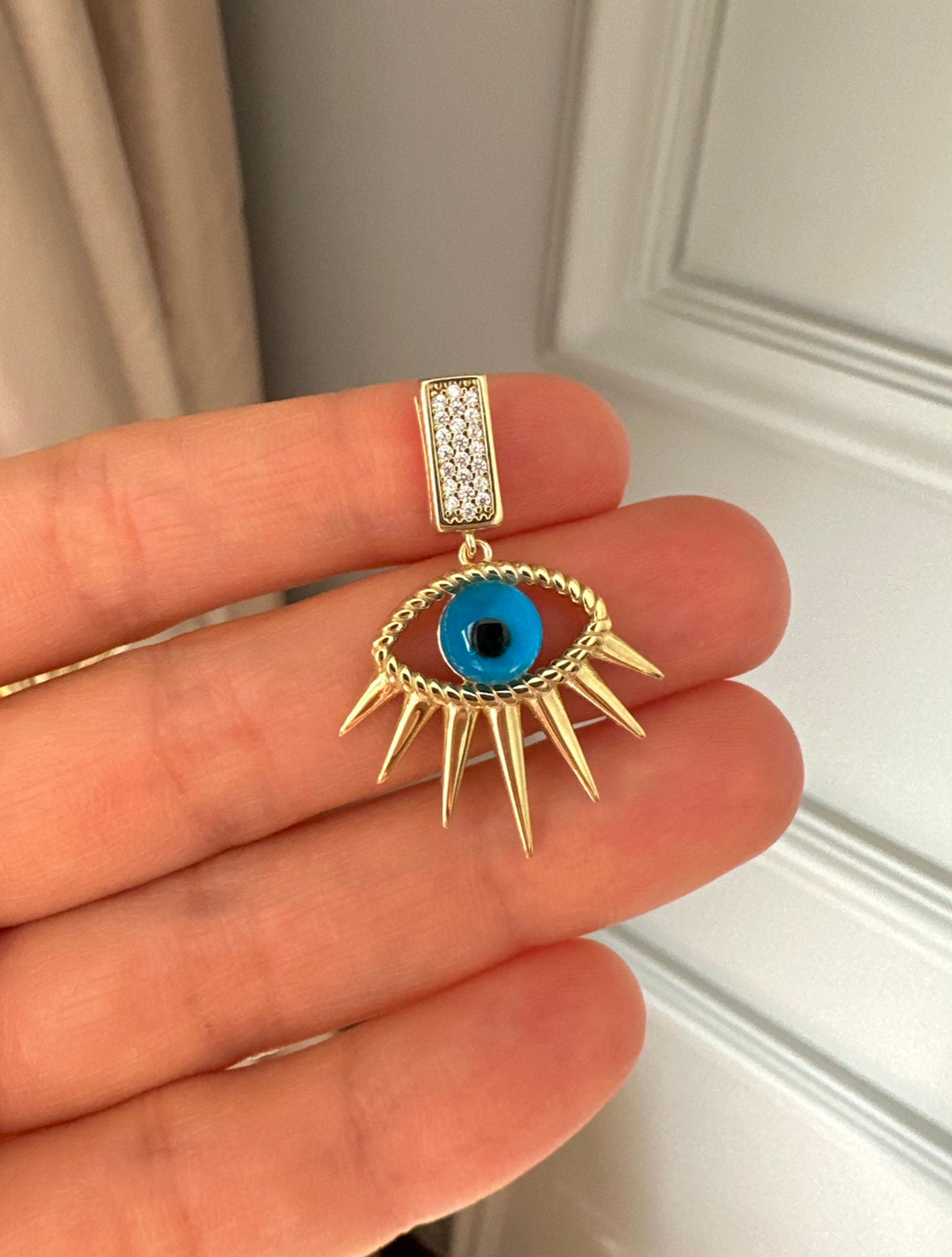 Nazar Boncuklu Göz Kolye Ucu