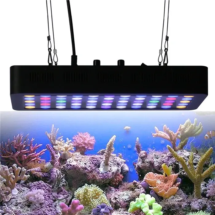 165W Full Spectrum LED Aquarium Light for Coral Reef Tanks