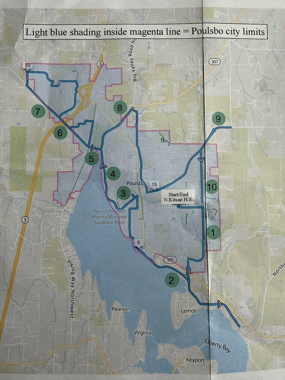 Planned routes that will be discussed.