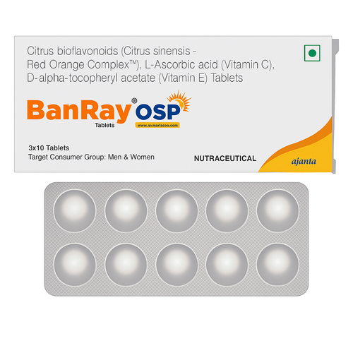 BanRay OSP Oral sunscreen (Pack of 30 tablets) | Dr. R. P. Singh