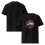 Miniature : T-shirt unisexe black avec illustration de rhinocéros dans un cercle rouge barré, symbole anti-braconnage.