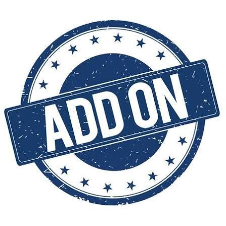 the ADD ON.
