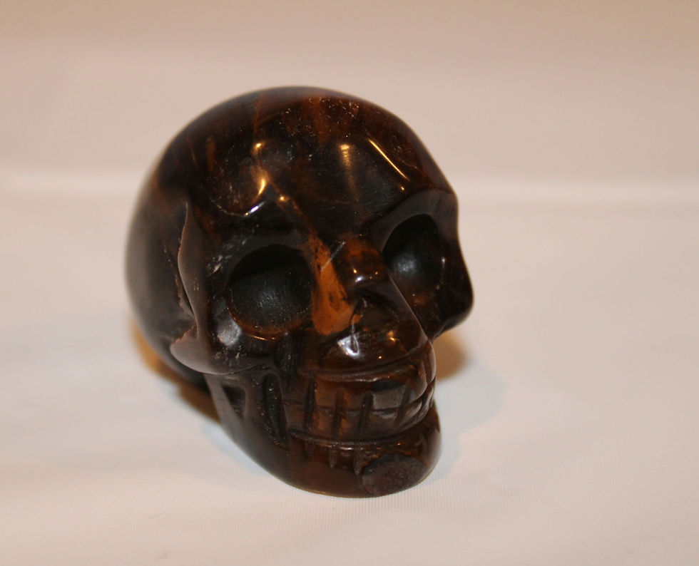 Tigers Eye Skull