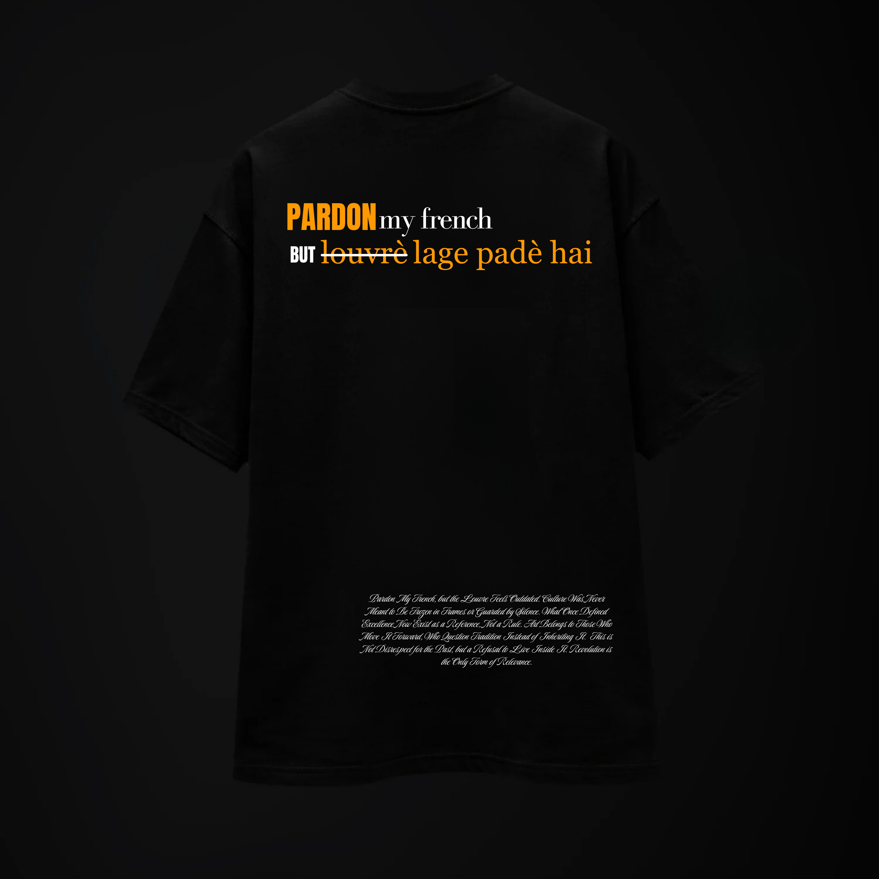 THE PARDON UNISEX OVERSIZED TSHIRT