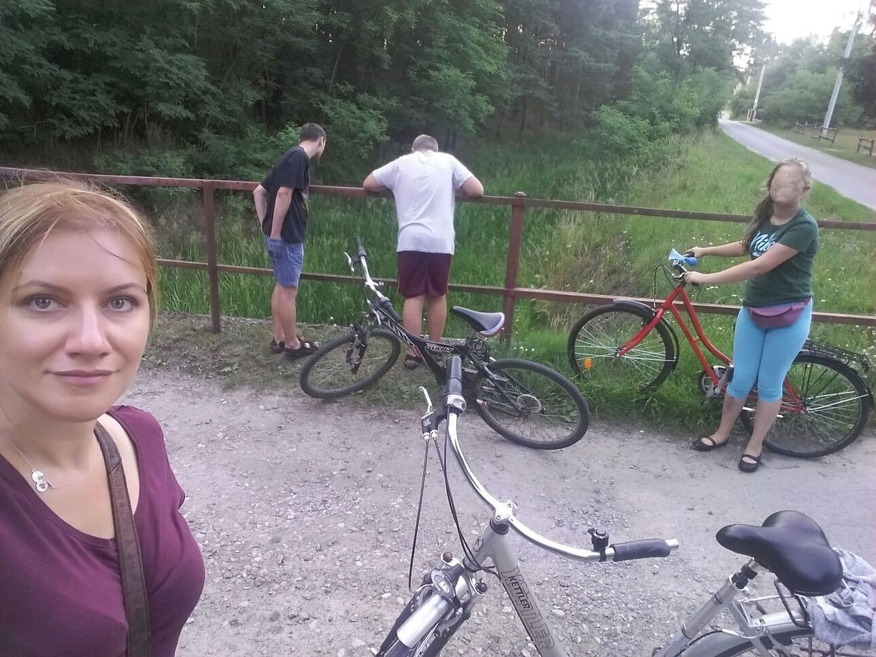 Krótki postój na mostku