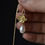 Thumbnail: Daisy bridal set, 24k Gold plated flower earrings wedding necklace, daisy zircon