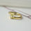 Thumbnail: 18k Gold plated rin, bolt ring