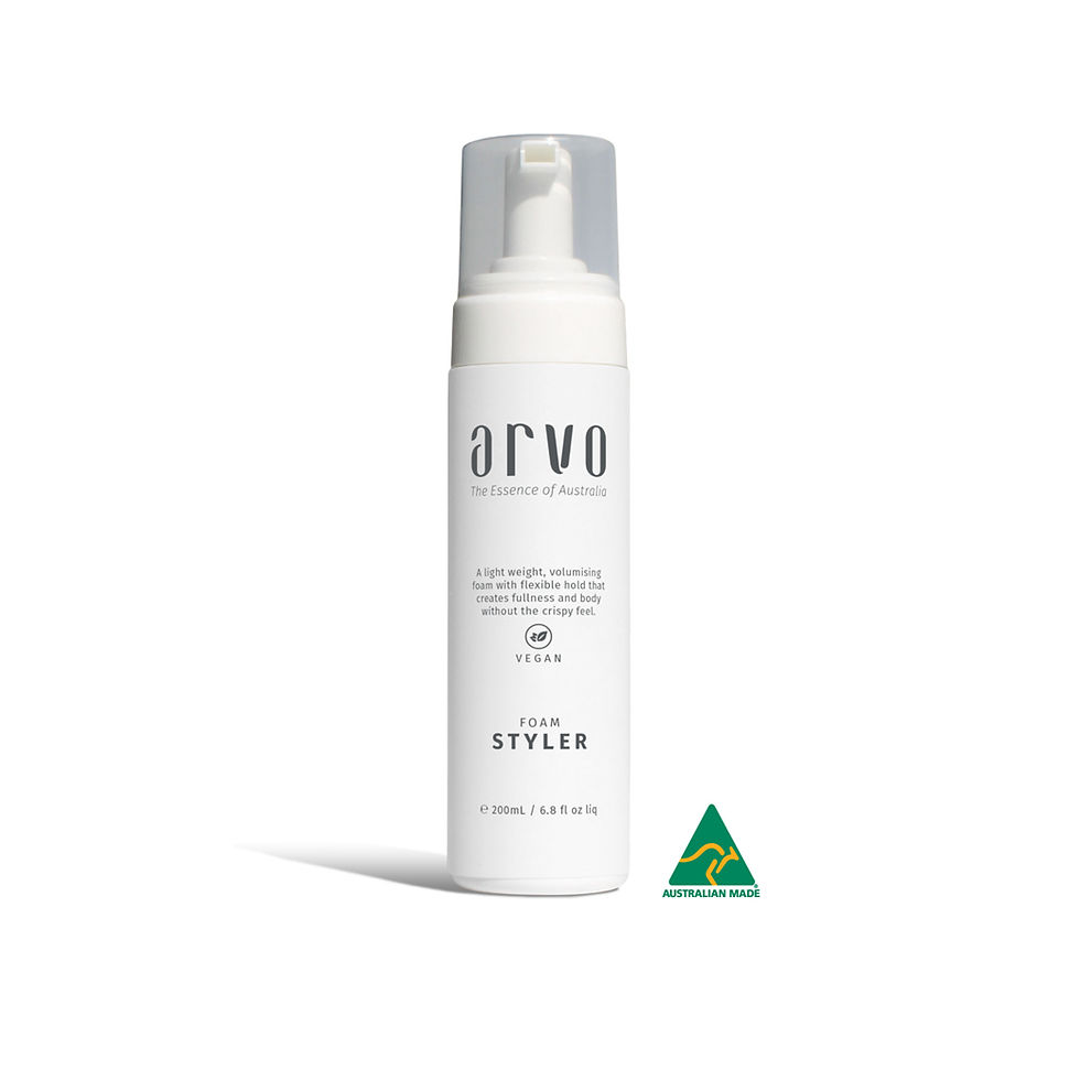 Arvo Haircare Foam Styler Mousse 200ml - Australian Made