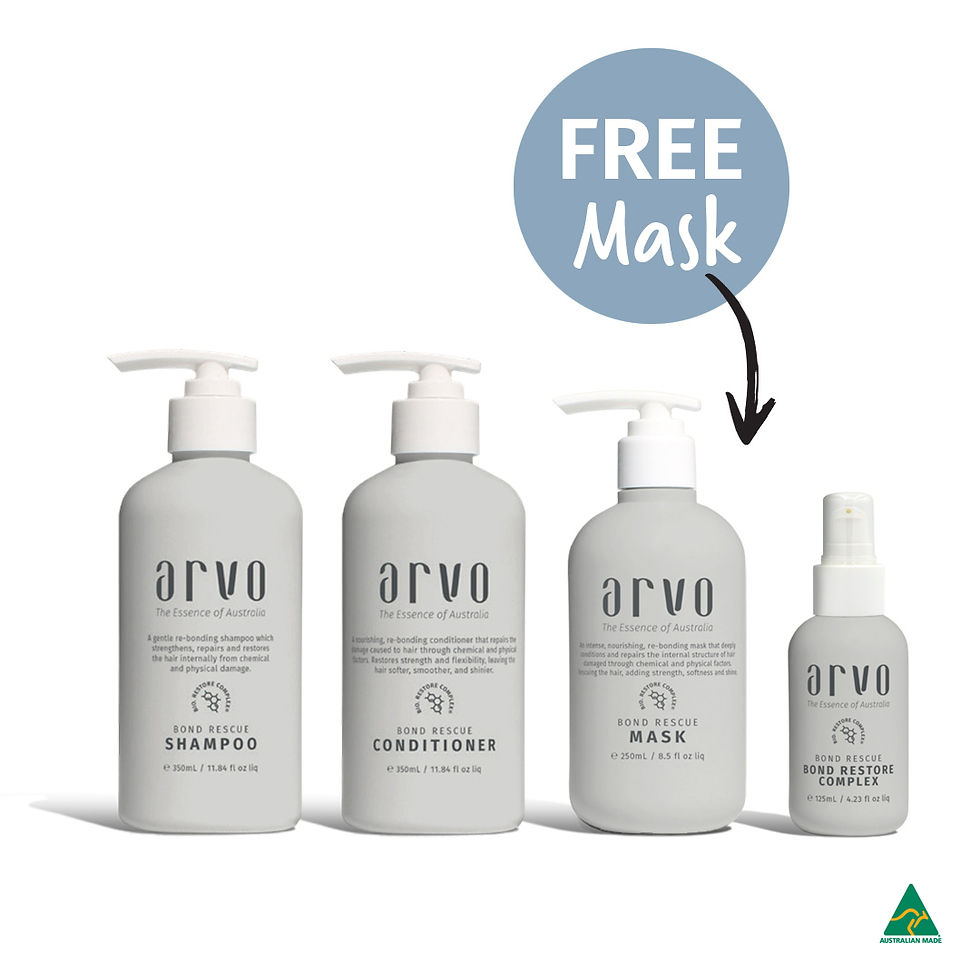 Arvo Haircare Bond Rescue Hair Repair Bundle - Australian Made
